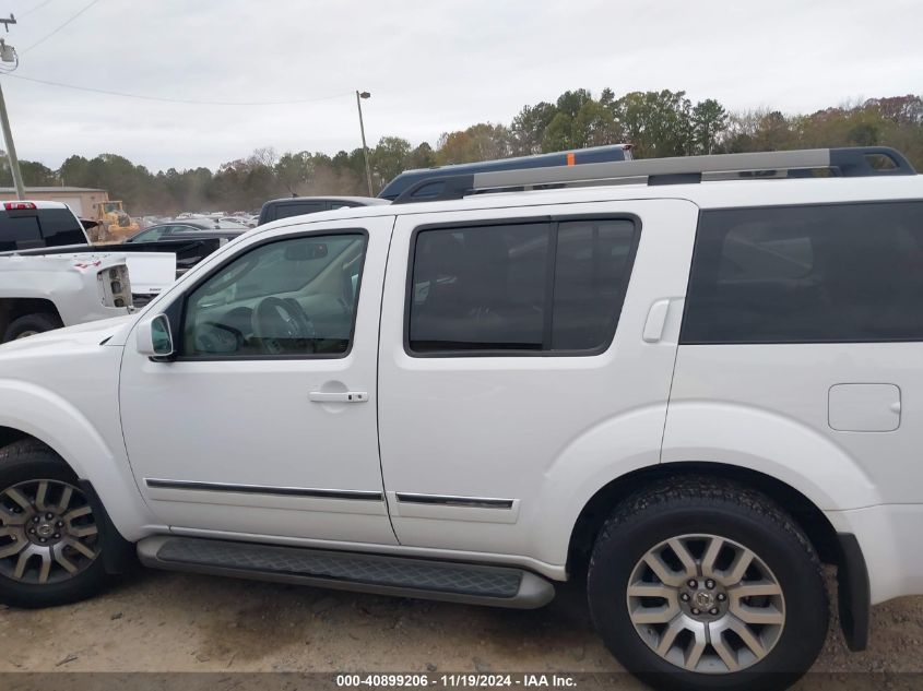 2011 Nissan Pathfinder Le VIN: 5N1AR1NB4BC614864 Lot: 40899206