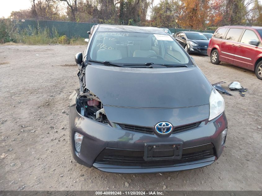 2012 Toyota Prius Two VIN: JTDKN3DUXC1548482 Lot: 40899248