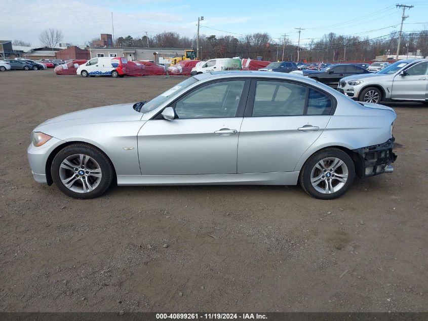 2008 BMW 328Xi VIN: WBAVC73538KX92395 Lot: 40899261