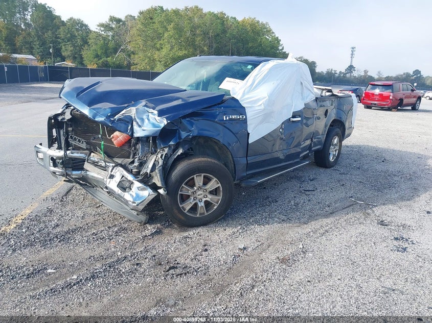 2017 Ford F-150 Xlt blue truck gasoline 1FTFX1EF6HFA80759 photo #3