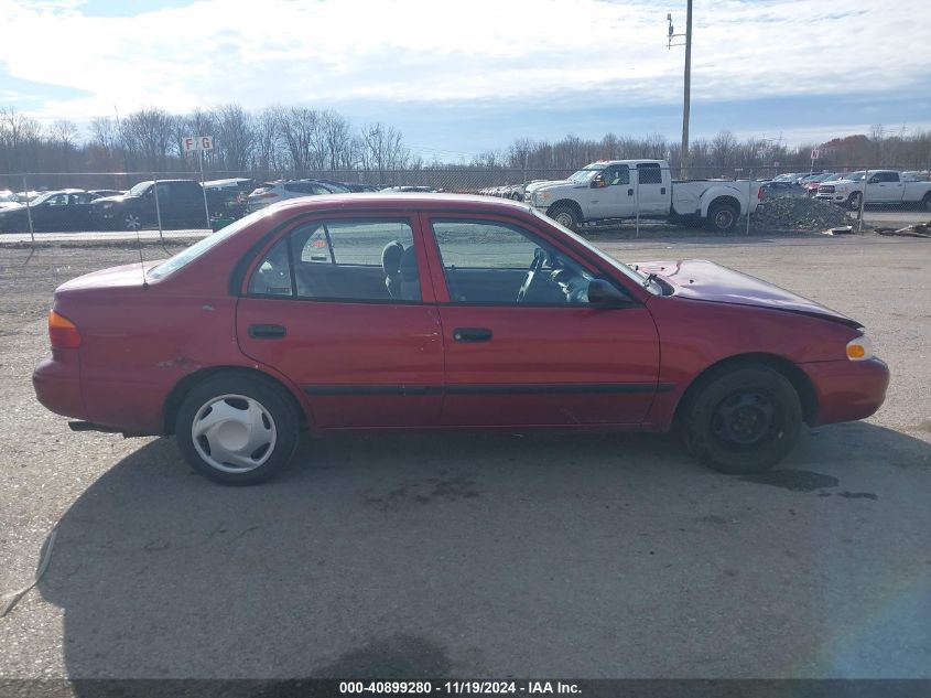 2001 Chevrolet Prizm VIN: 1Y1SK52851Z420509 Lot: 40899280