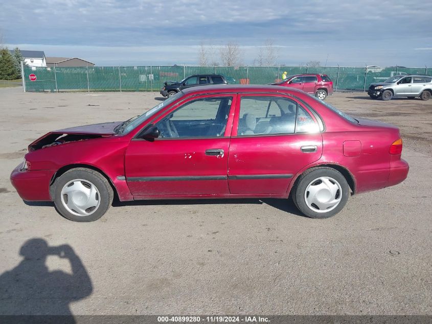 2001 Chevrolet Prizm VIN: 1Y1SK52851Z420509 Lot: 40899280