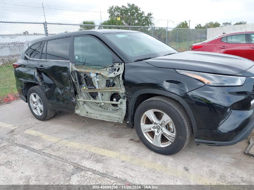 2024 Toyota Highlander Le VIN: 5TDKDRBH1RS534168 Lot: 40899296