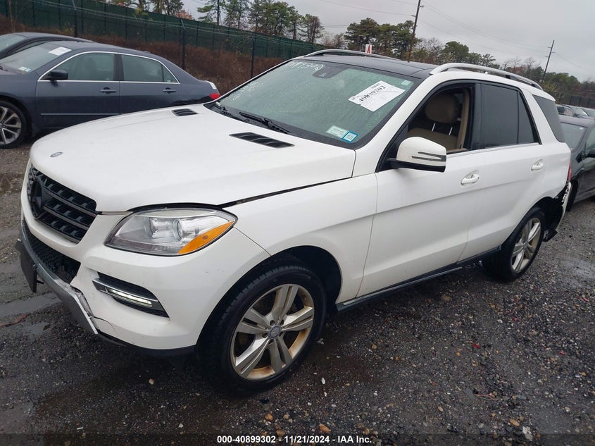 2015 MERCEDES-BENZ ML 350 4MATIC - 4JGDA5HB7FA461096