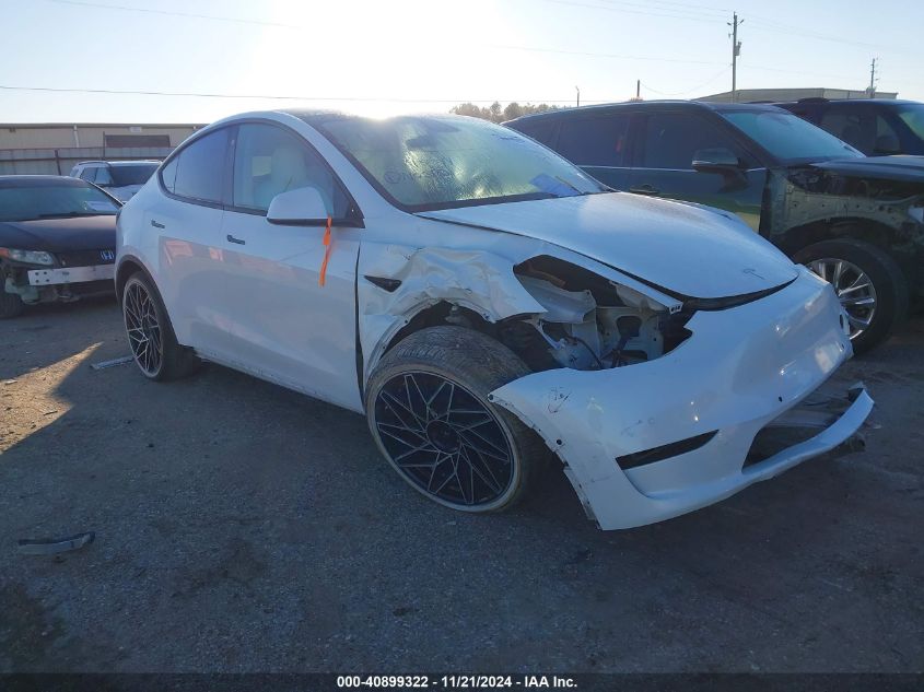 2021 Tesla Model Y Long Range Dual Motor All-Wheel Drive VIN: 5YJYGDEE8MF119707 Lot: 40899322