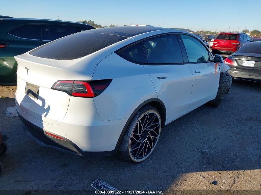 2021 Tesla Model Y Long Range Dual Motor All-Wheel Drive VIN: 5YJYGDEE8MF119707 Lot: 40899322