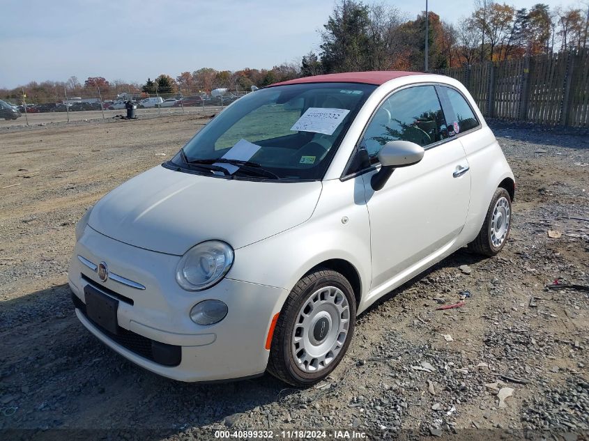 2012 Fiat 500C Pop VIN: 3C3CFFDR2CT173957 Lot: 40899332