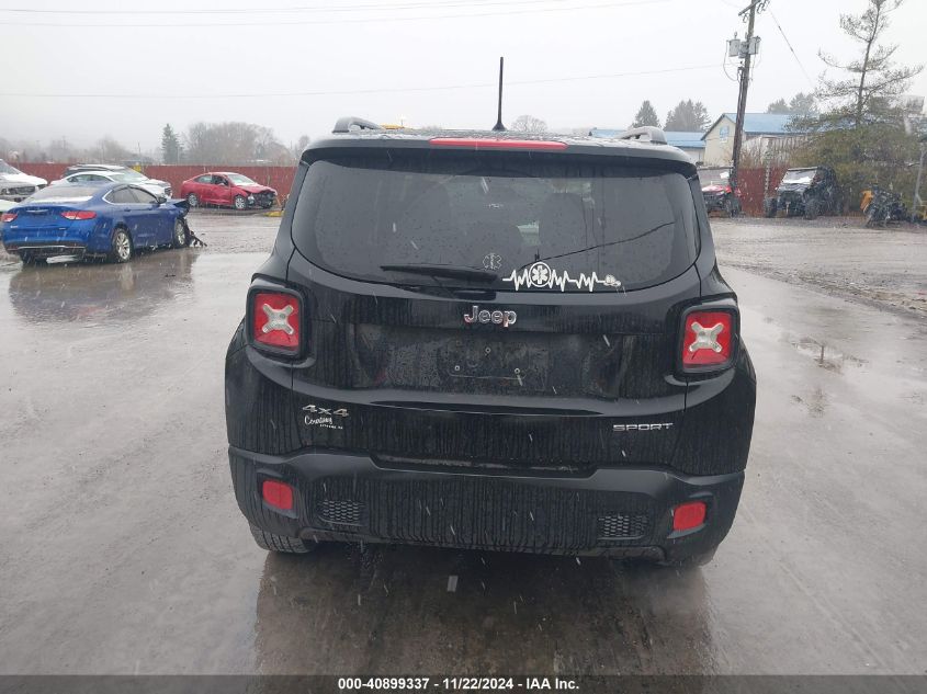 2017 Jeep Renegade Sport 4X4 VIN: ZACCJBAB6HPF12244 Lot: 40899337