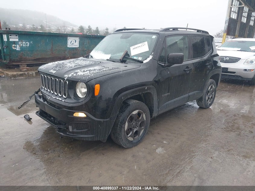 VIN ZACCJBAB6HPF12244 2017 JEEP RENEGADE SPORT 4X4