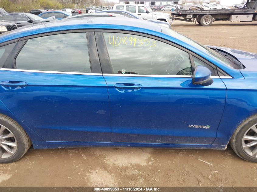 2017 Ford Fusion Hybrid Se VIN: 3FA6P0LU2HR384661 Lot: 40899353