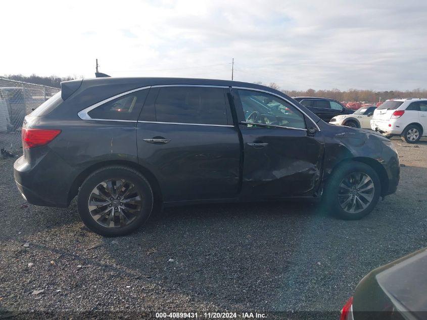 2014 Acura Mdx Technology Package VIN: 5FRYD4H48EB006710 Lot: 40899431