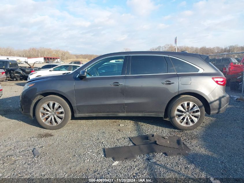 2014 Acura Mdx Technology Package VIN: 5FRYD4H48EB006710 Lot: 40899431