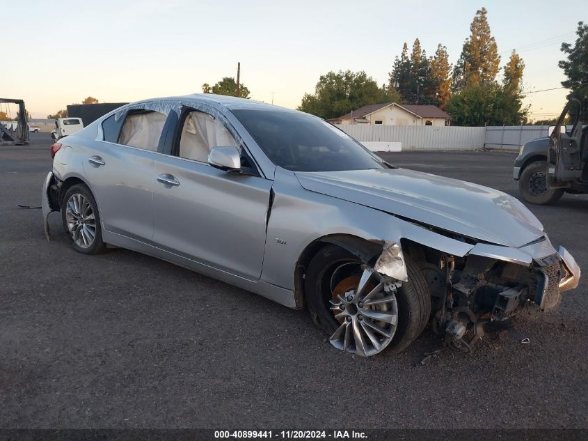 2018 Infiniti Q50 3.0T Luxe VIN: JN1EV7AP9JM360263 Lot: 40899441