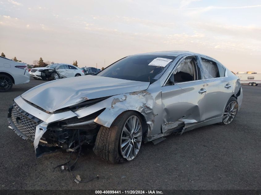 2018 Infiniti Q50 3.0T Luxe VIN: JN1EV7AP9JM360263 Lot: 40899441