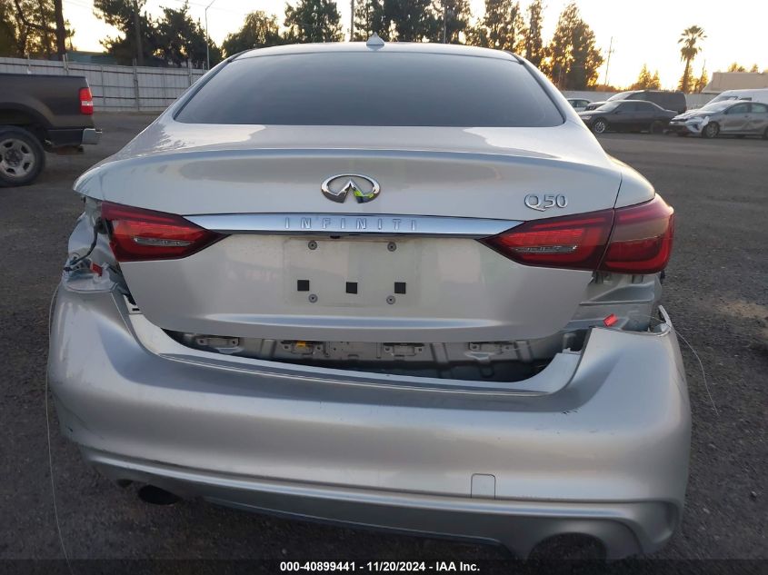 2018 Infiniti Q50 3.0T Luxe VIN: JN1EV7AP9JM360263 Lot: 40899441