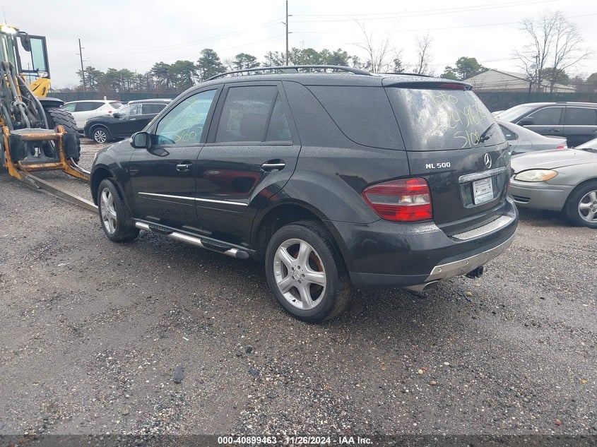 2007 Mercedes-Benz Ml 500 4Matic black suv gasoline 4JGBB75E17A156080 photo #4