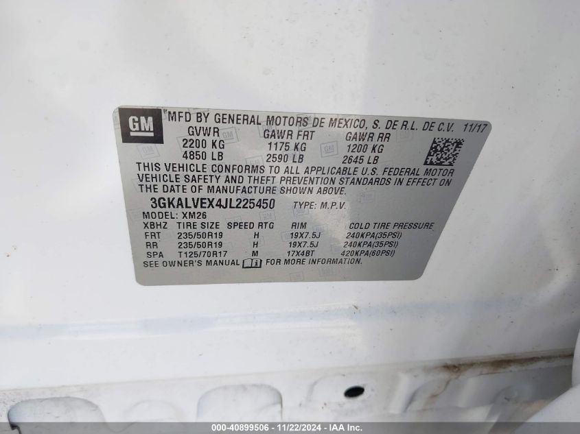 2018 GMC TERRAIN SLT - 3GKALVEX4JL225450