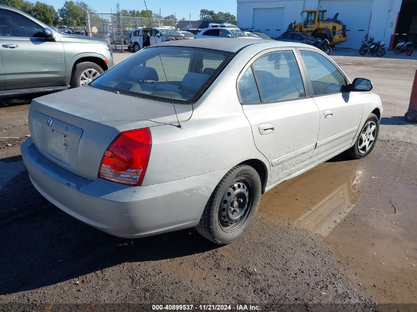 2005 Hyundai Elantra Gls/Gt VIN: KMHDN46D35U139880 Lot: 40899537