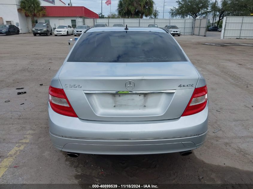 2011 Mercedes-Benz C 300 Luxury 4Matic/Sport 4Matic VIN: WDDGF8BB9BR133466 Lot: 40899539