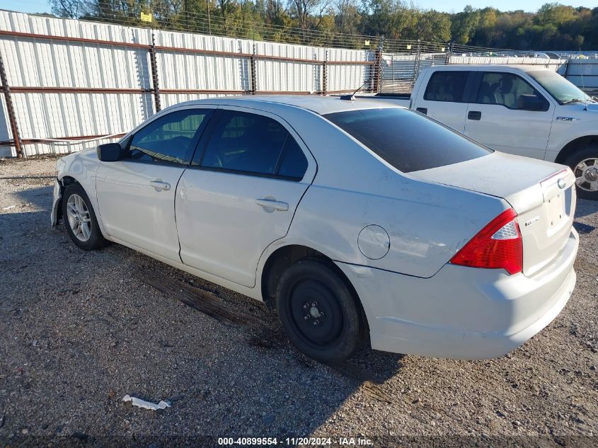 2010 Ford Fusion S VIN: 3FAHP0GA4AR238227 Lot: 40899554