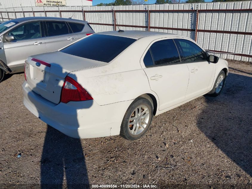 2010 Ford Fusion S VIN: 3FAHP0GA4AR238227 Lot: 40899554