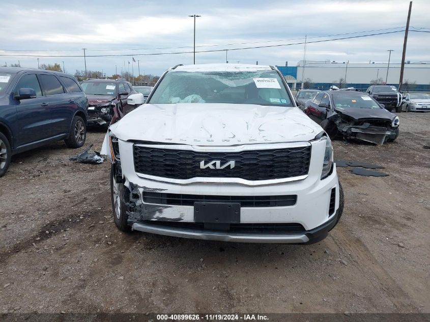 2022 Kia Telluride Lx VIN: 5XYP2DHC6NG218752 Lot: 40899626