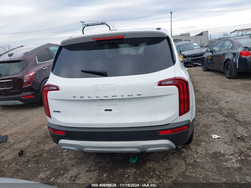 2022 Kia Telluride Lx VIN: 5XYP2DHC6NG218752 Lot: 40899626