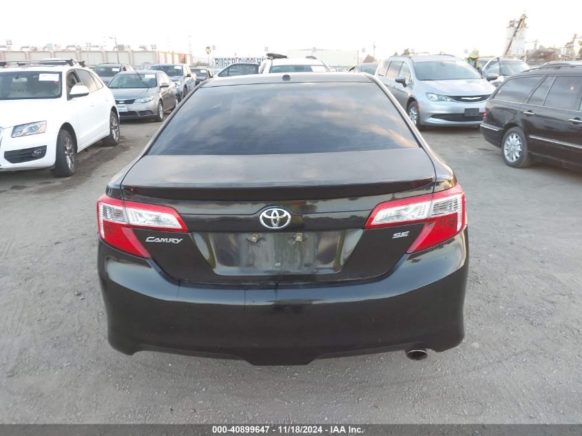 2012 Toyota Camry Se VIN: 4T1BF1FK5CU593577 Lot: 40899647