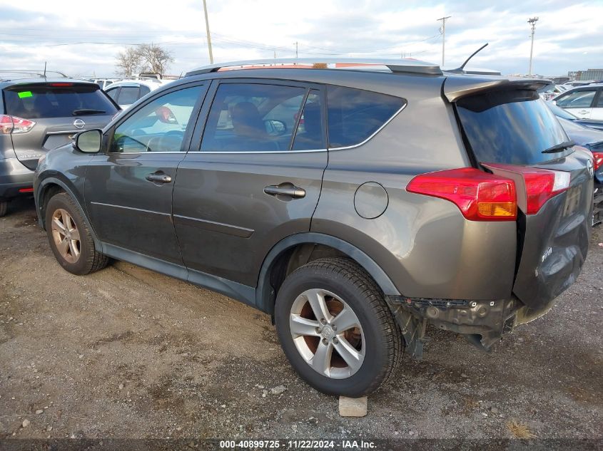 VIN 2T3RFREV1EW135196 2014 Toyota RAV4, Xle no.3