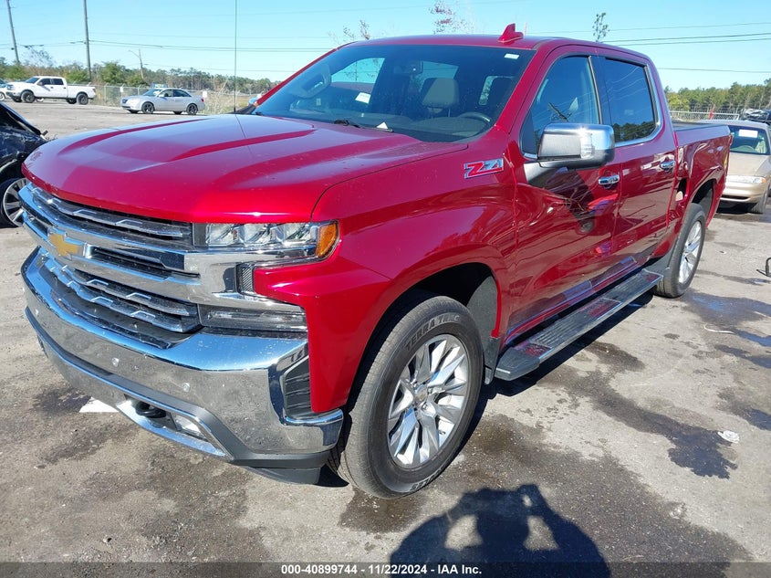 2021 CHEVROLET SILVERADO 1500 4WD  SHORT BED LTZ - 1GCUYGED7MZ451944