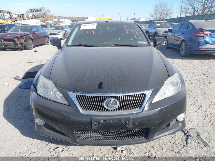 2010 Lexus Is 250C VIN: JTHFF2C27A2501151 Lot: 40899758