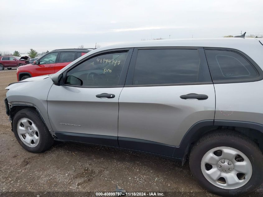 2016 Jeep Cherokee Sport VIN: 1C4PJMAB1GW366320 Lot: 40899797