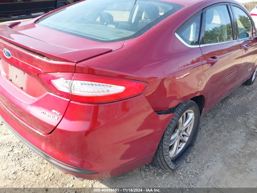 2016 Ford Fusion Hybrid Se VIN: 3FA6P0LU4GR176747 Lot: 40899851