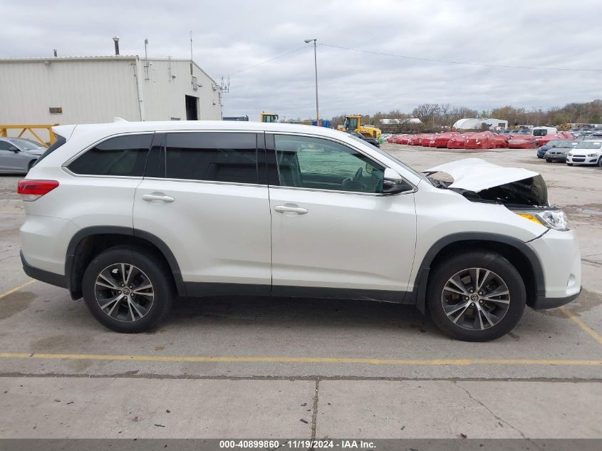 2019 Toyota Highlander Le Plus VIN: 5TDBZRFH9KS932424 Lot: 40899860