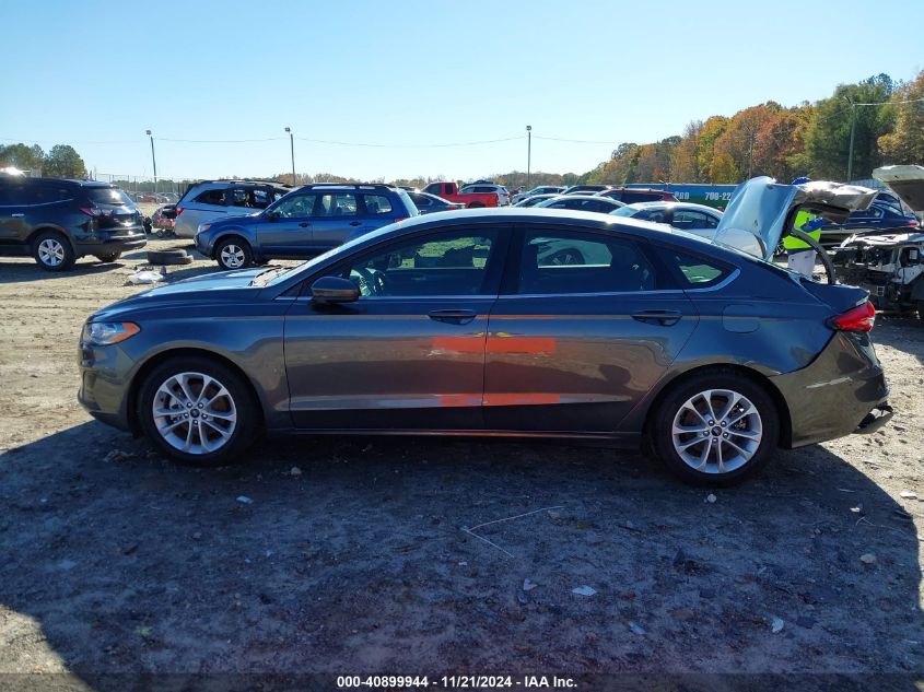 2019 Ford Fusion Se VIN: 3FA6P0HD7KR159796 Lot: 40899944