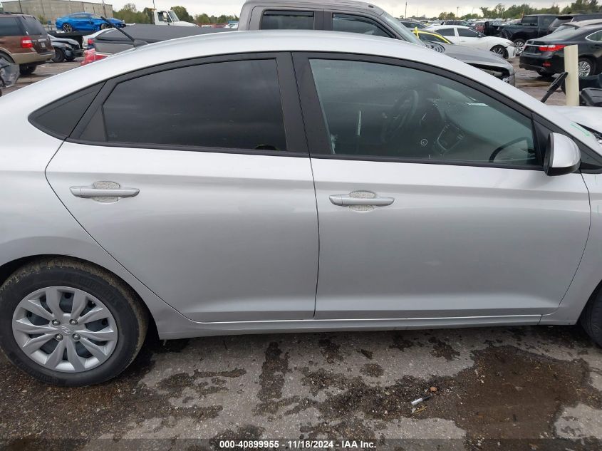 2022 Hyundai Accent Se VIN: 3KPC24A66NE187129 Lot: 40899955