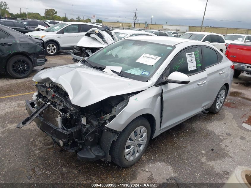 VIN 3KPC24A66NE187129 2022 Hyundai Accent, SE no.2