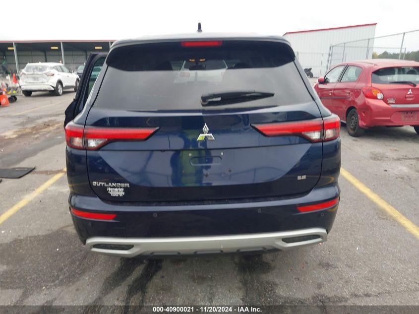 2022 Mitsubishi Outlander Black Edition 2Wd/Se 2.5 2Wd/Se Launch Edition 2Wd VIN: JA4J3UA87NZ081860 Lot: 40900021