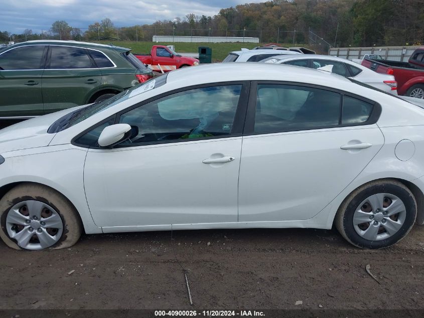 2017 Kia Forte Lx VIN: 3KPFK4A76HE115230 Lot: 40900026