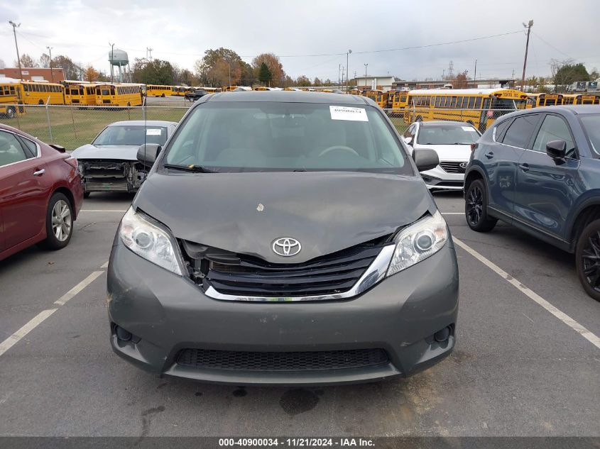 2012 Toyota Sienna Le V6 8 Passenger VIN: 5TDKK3DC5CS253020 Lot: 40900034