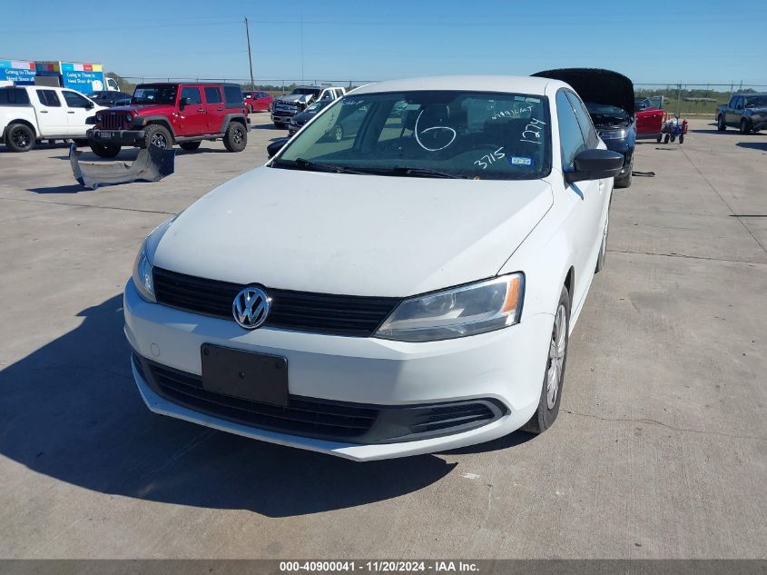 2014 Volkswagen Jetta 2.0L S VIN: 3VW2K7AJXEM333715 Lot: 40900041