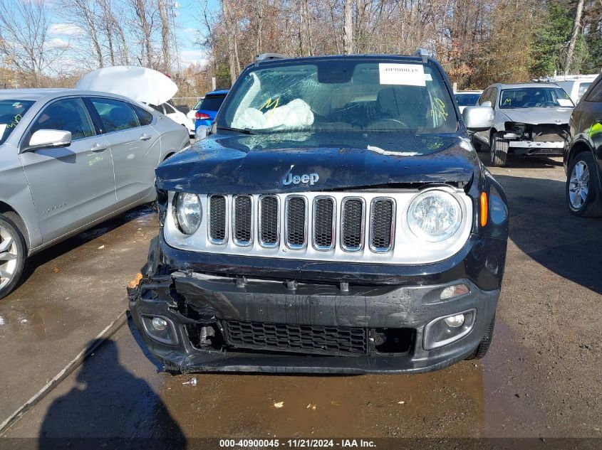 2018 Jeep Renegade Limited 4X4 VIN: ZACCJBDB3JPH01905 Lot: 40900045