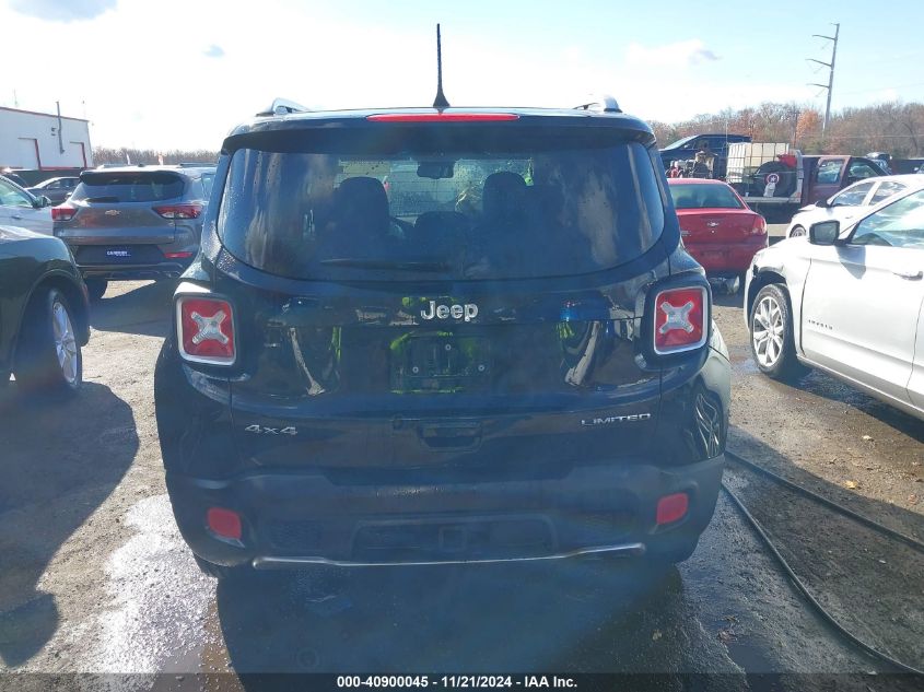 2018 Jeep Renegade Limited 4X4 VIN: ZACCJBDB3JPH01905 Lot: 40900045