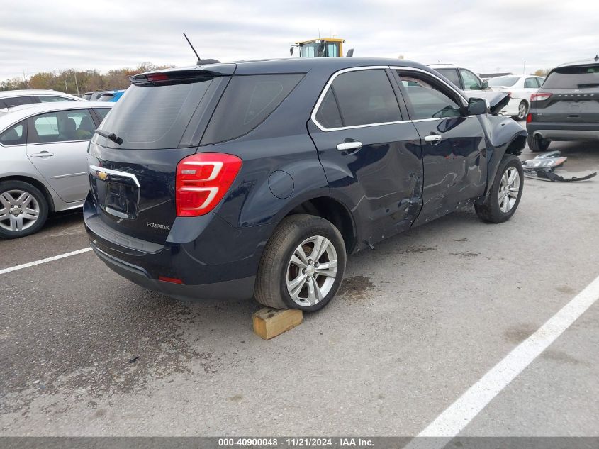 2016 Chevrolet Equinox Ls VIN: 2GNALBEK0G1138290 Lot: 40900048