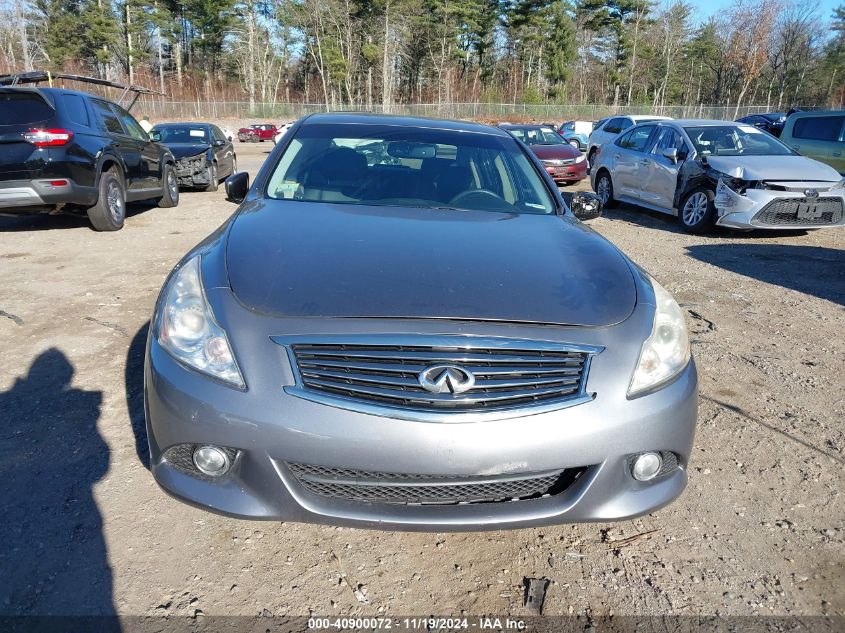 2013 Infiniti G37X VIN: JN1CV6AR6DM765830 Lot: 40900072