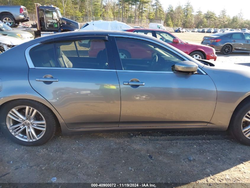 2013 Infiniti G37X VIN: JN1CV6AR6DM765830 Lot: 40900072