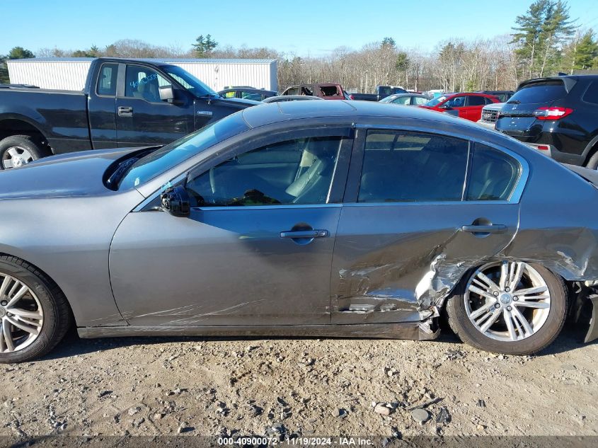 2013 Infiniti G37X VIN: JN1CV6AR6DM765830 Lot: 40900072