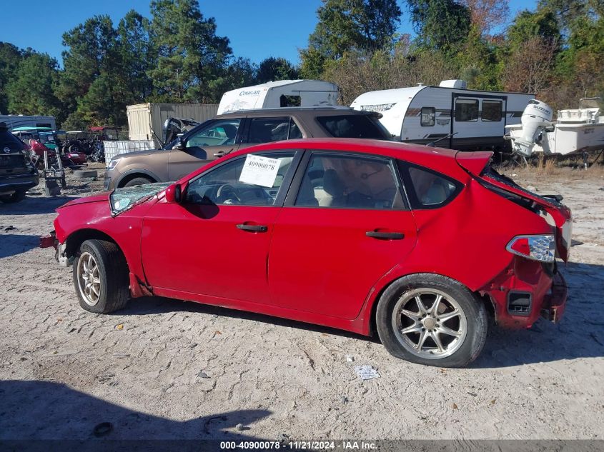 2008 Subaru Impreza 2.5I VIN: JF1GH61688H837398 Lot: 40900078