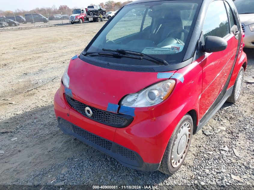 2014 Smart Fortwo Passion/Pure VIN: WMEEJ3BA6EK744466 Lot: 40900081