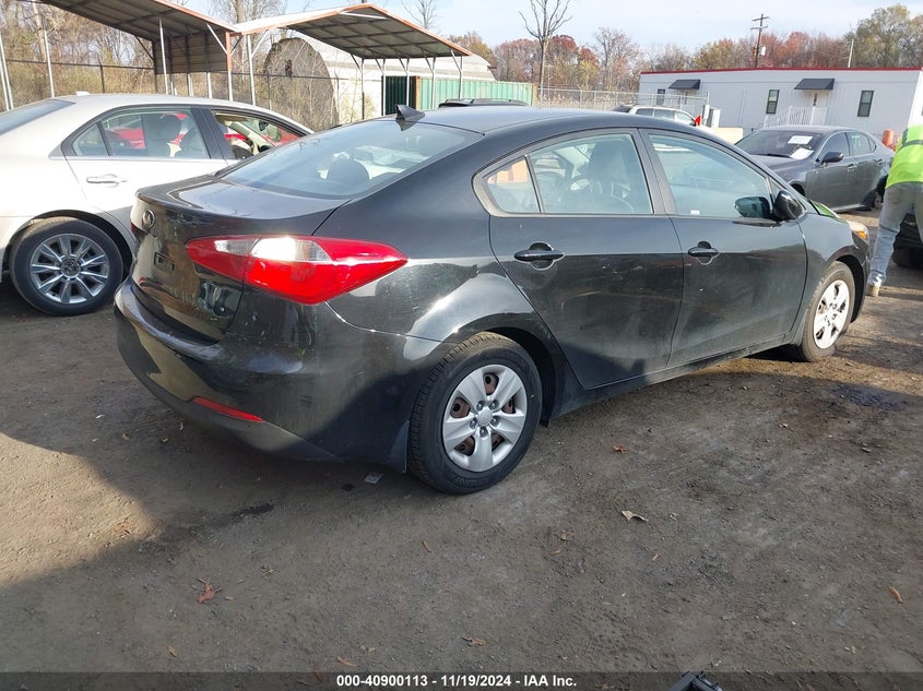 Vin: knafx4a66g5500822, lot: 41389805, kia forte lx 20164